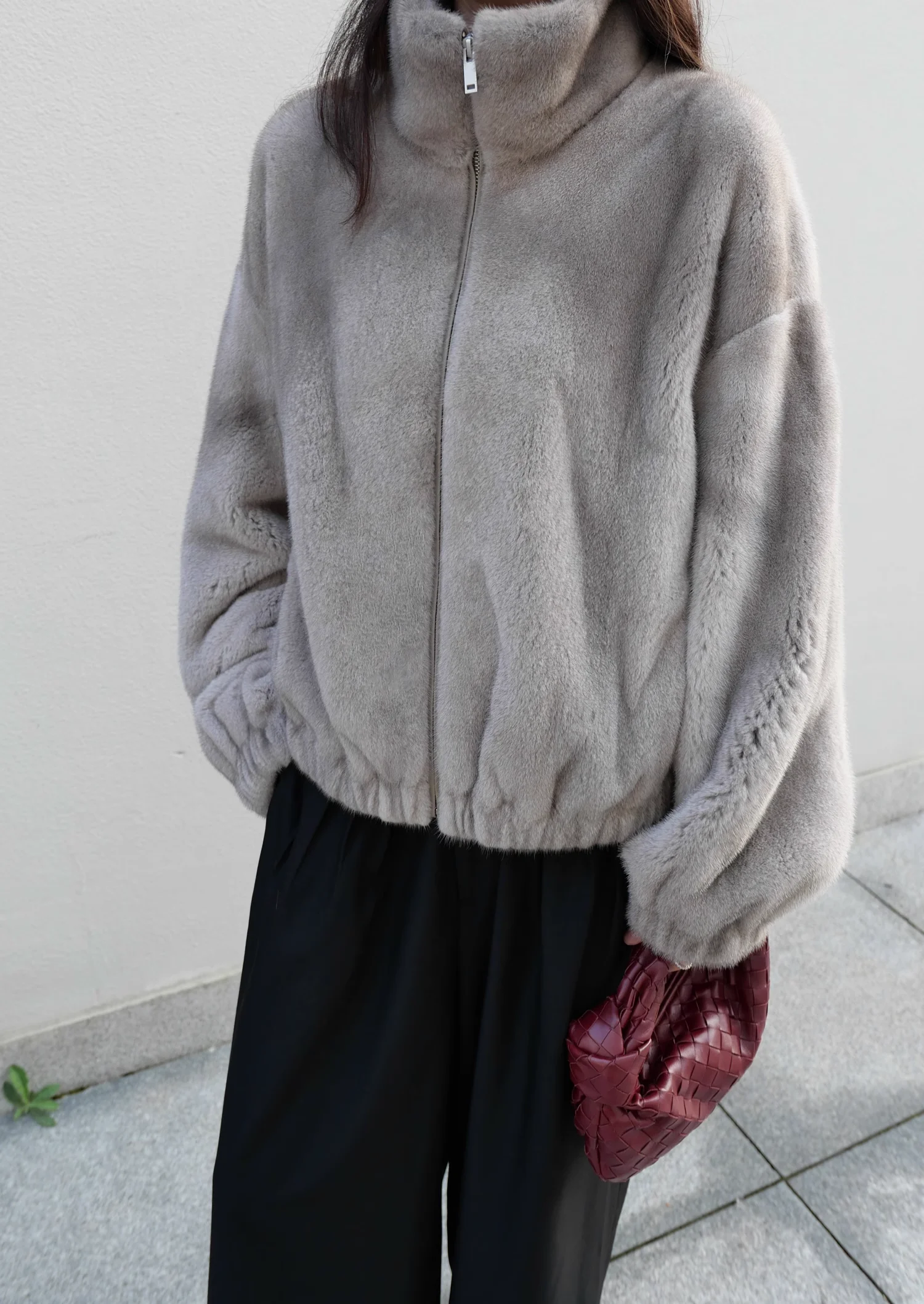 HDHOHR 2026 New Natural Mink Fur Coats For Women Real Mink Fur Coats OutwearPark With Fur High Quality Female Warm Winter Jacket