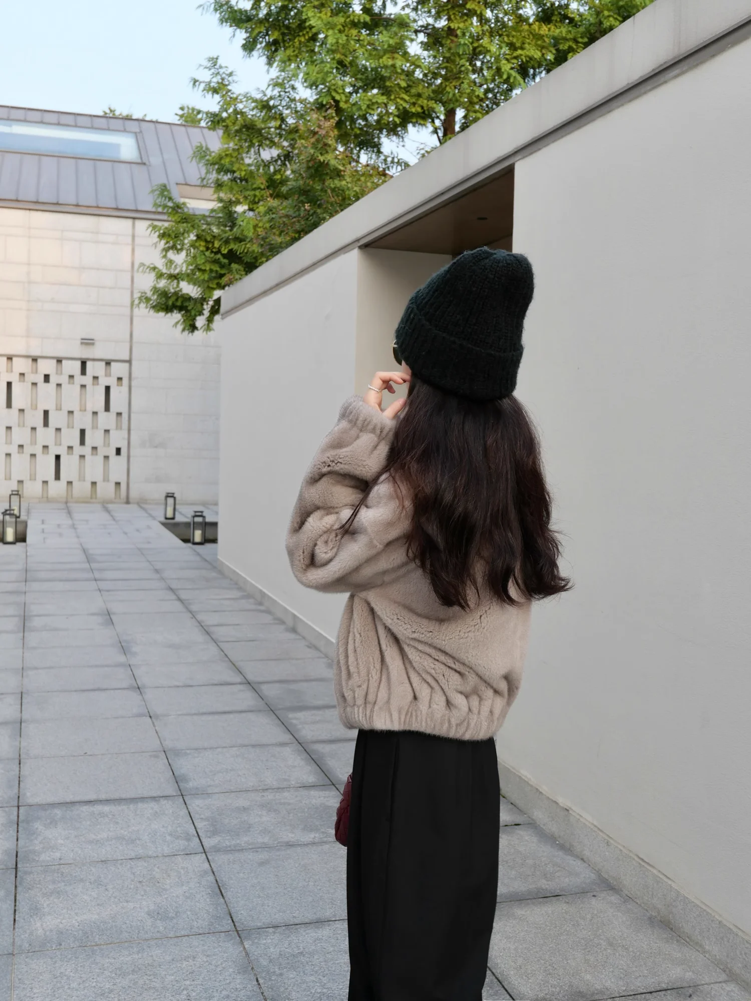 HDHOHR 2026 New Natural Mink Fur Coats For Women Real Mink Fur Coats OutwearPark With Fur High Quality Female Warm Winter Jacket