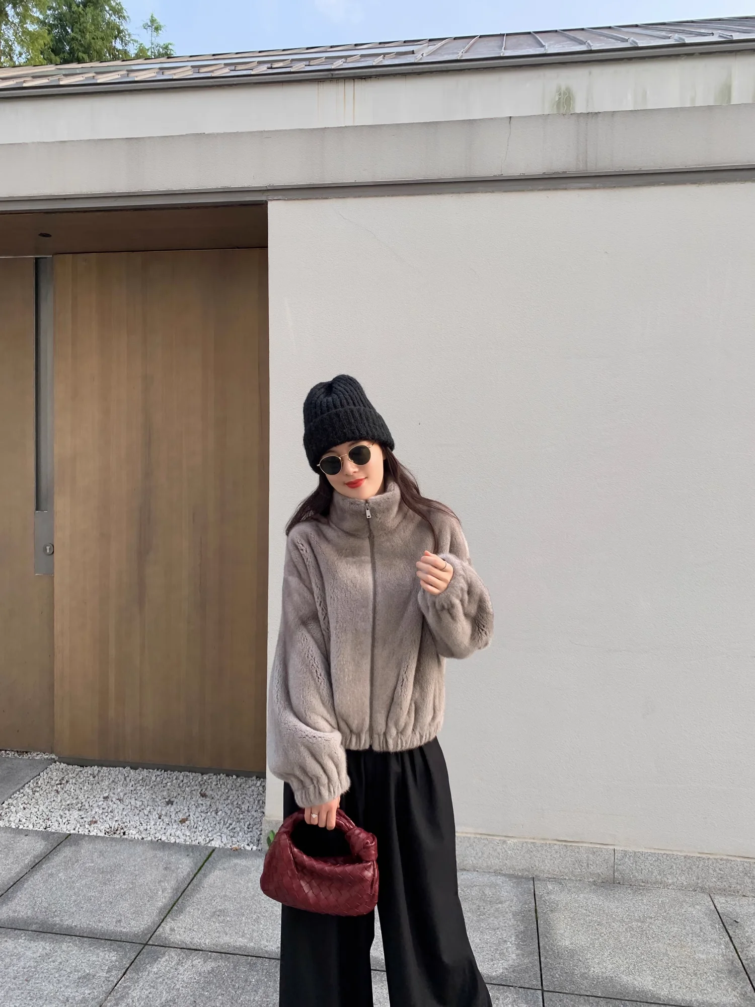 HDHOHR 2026 New Natural Mink Fur Coats For Women Real Mink Fur Coats OutwearPark With Fur High Quality Female Warm Winter Jacket