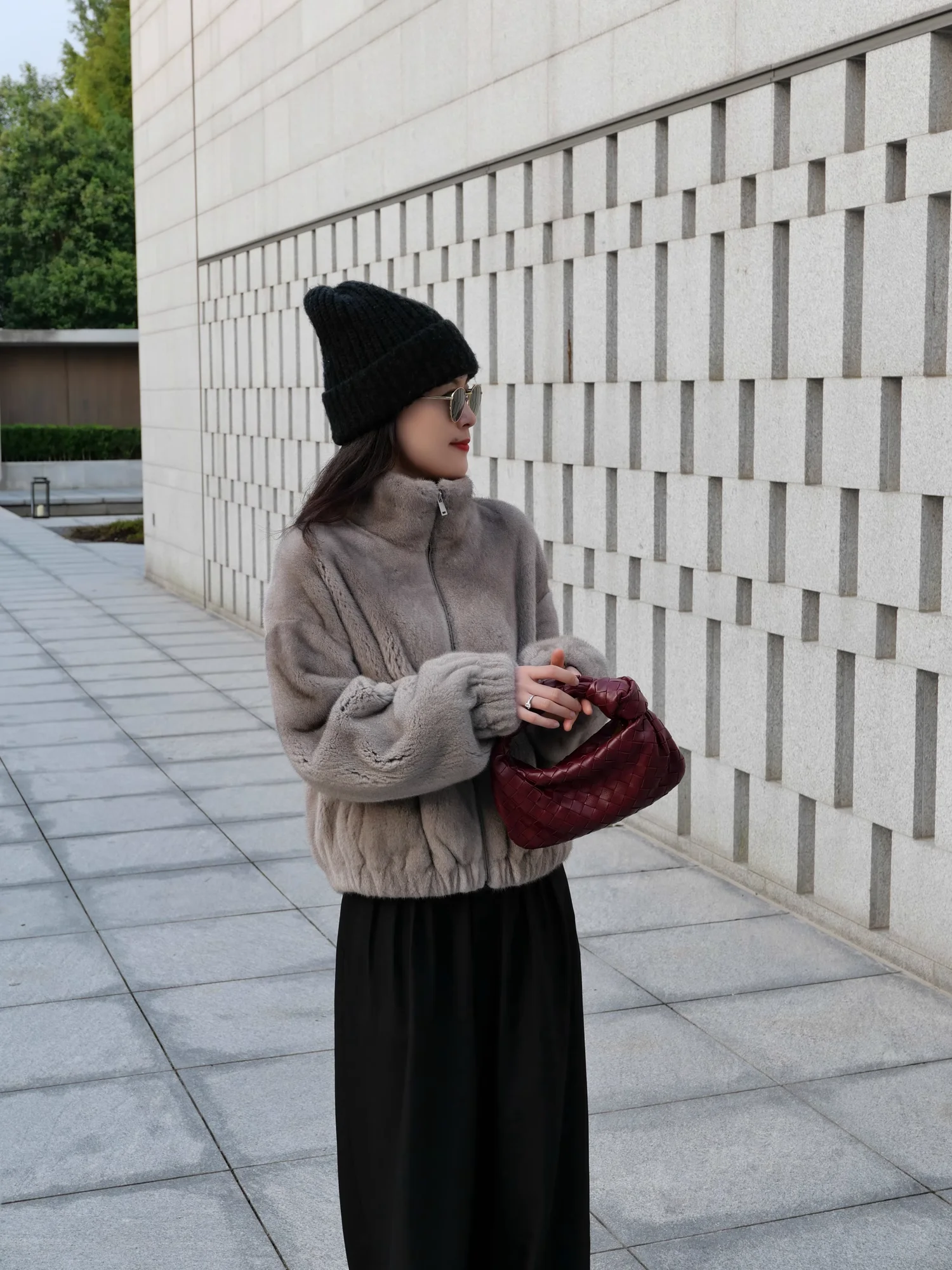 HDHOHR 2026 New Natural Mink Fur Coats For Women Real Mink Fur Coats OutwearPark With Fur High Quality Female Warm Winter Jacket