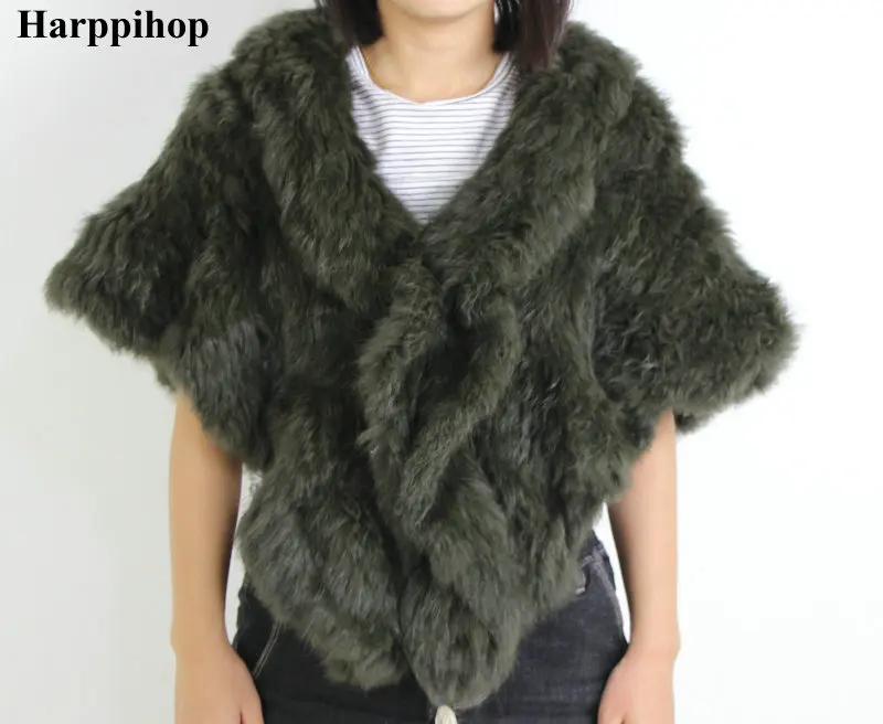 2023 Genuine Rabbit Fur Poncho,Knitted Rabbit Fur Pashmina,Genuine Rabbit Fur Shawl women's coats/Hot Sale/OEM/Wholesale/Retail