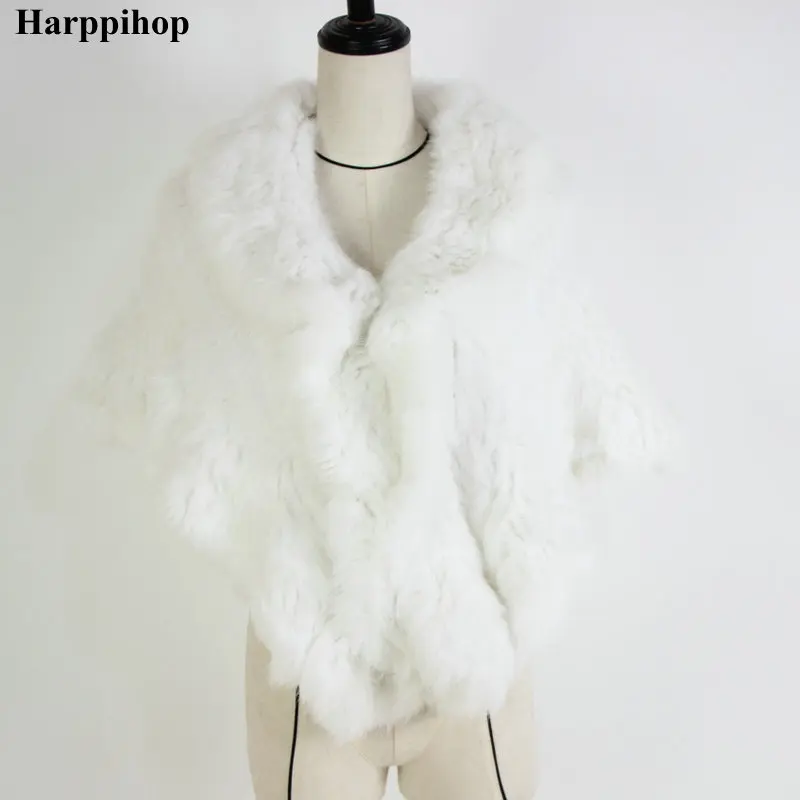 2023 Genuine Rabbit Fur Poncho,Knitted Rabbit Fur Pashmina,Genuine Rabbit Fur Shawl women's coats/Hot Sale/OEM/Wholesale/Retail