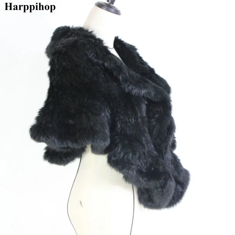 2023 Genuine Rabbit Fur Poncho,Knitted Rabbit Fur Pashmina,Genuine Rabbit Fur Shawl women's coats/Hot Sale/OEM/Wholesale/Retail