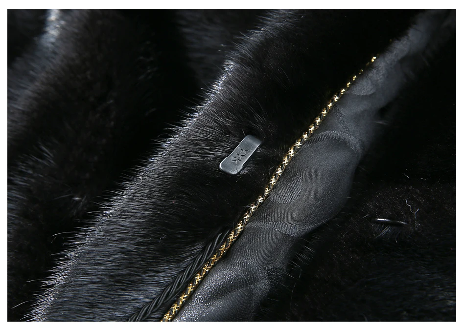 HDHOHR 2026 High Quality Real Mink Fur Coat Women Natural Import Mink Coats Winter Warm Fashion Fur Coats Thick Mink Fur Jackets