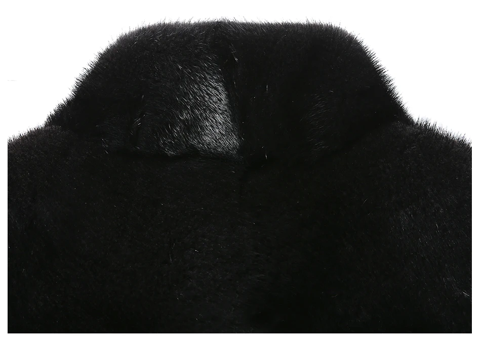 HDHOHR 2026 High Quality Real Mink Fur Coat Women Natural Import Mink Coats Winter Warm Fashion Fur Coats Thick Mink Fur Jackets
