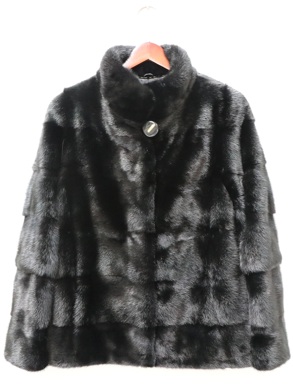 Fancy Rani Luxury Real Mink Fur Coat Natural Mink Clothing Short Style Winter Fashion For Women 2023 Plus Size Customizable
