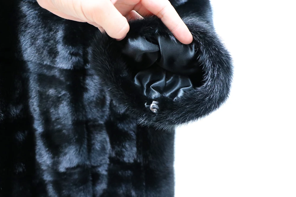 Fancy Rani Luxury Real Mink Fur Coat Natural Mink Clothing Short Style Winter Fashion For Women 2023 Plus Size Customizable