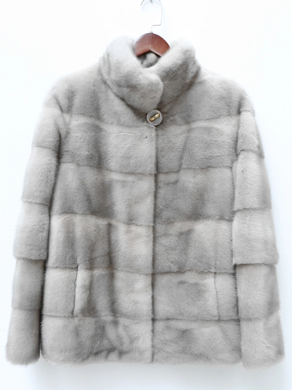 Fancy Rani Luxury Real Mink Fur Coat Natural Mink Clothing Short Style Winter Fashion For Women 2023 Plus Size Customizable