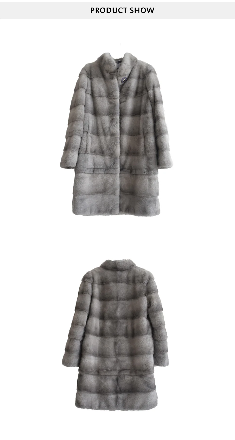 Fancy Rani Real Mink Fur Coat Natural Women Winter Long Leather Jacket Luxury Female Clothes 2023 Mink Fur Coat Women Promotion