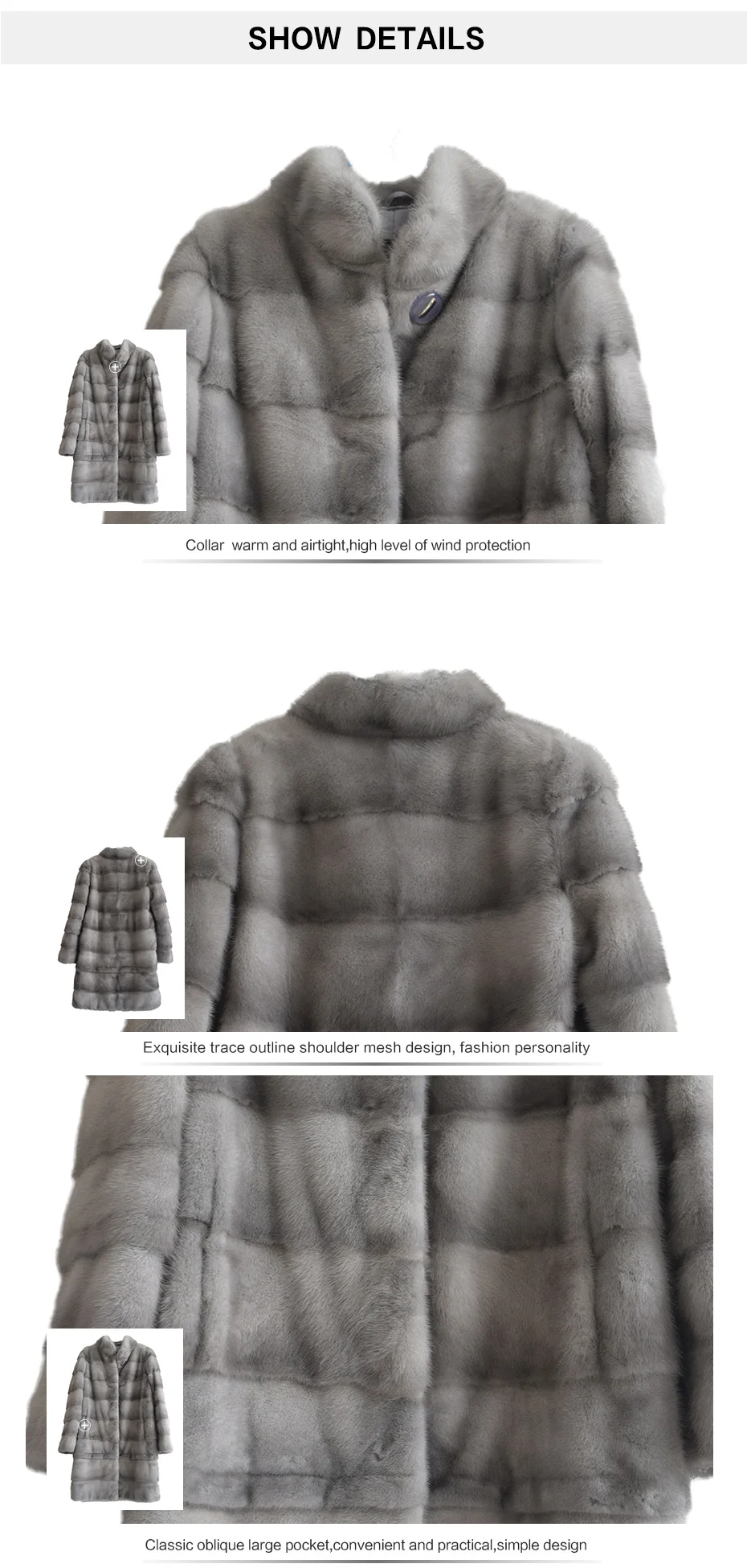 Fancy Rani Real Mink Fur Coat Natural Women Winter Long Leather Jacket Luxury Female Clothes 2023 Mink Fur Coat Women Promotion