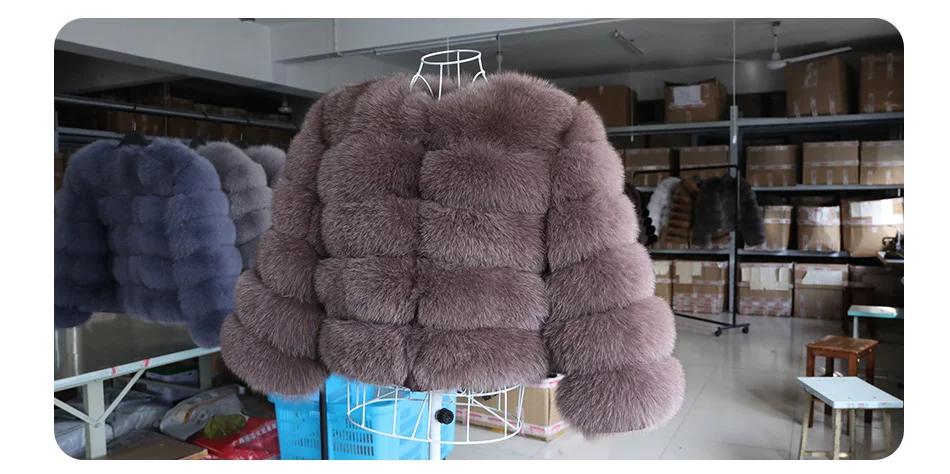 2023 Natural Real Fox Fur Coat Women Winter Warm Luxury Fur Jacket Detachable Long Sleeves Female Vest Furry Coats Outerwear