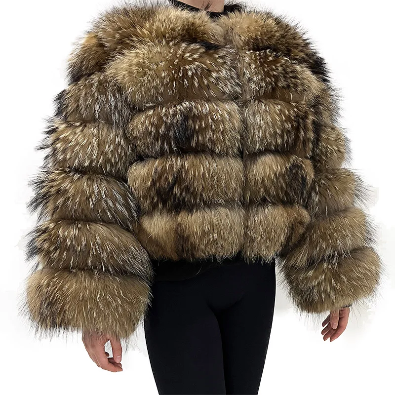 2023 Natural Real Fox Fur Coat Women Winter Warm Luxury Fur Jacket Detachable Long Sleeves Female Vest Furry Coats Outerwear