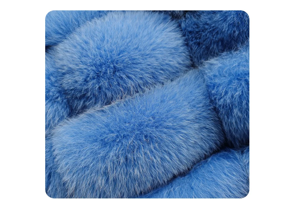 2023 Natural Real Fox Fur Coat Women Winter Warm Luxury Fur Jacket Detachable Long Sleeves Female Vest Furry Coats Outerwear