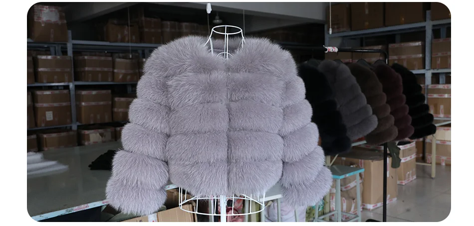 2023 Natural Real Fox Fur Coat Women Winter Warm Luxury Fur Jacket Detachable Long Sleeves Female Vest Furry Coats Outerwear