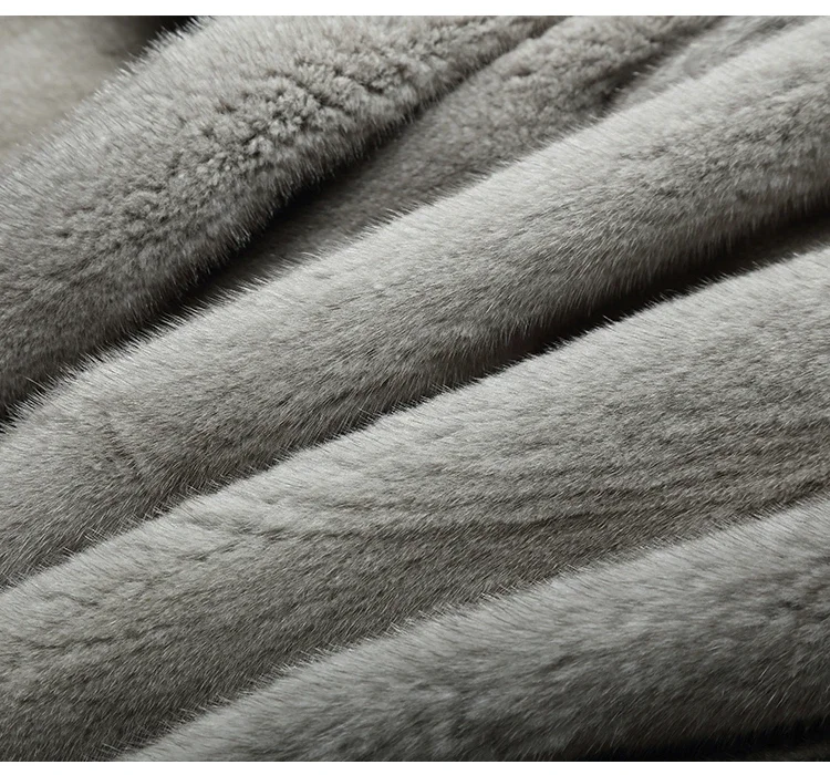 YOLANFAIRY 2025 Winter New in Outwears Women Real Fur Coat Female Mink Fur Coats Woman Whole Mink Fur Jacket Femme Abrigo Mujer