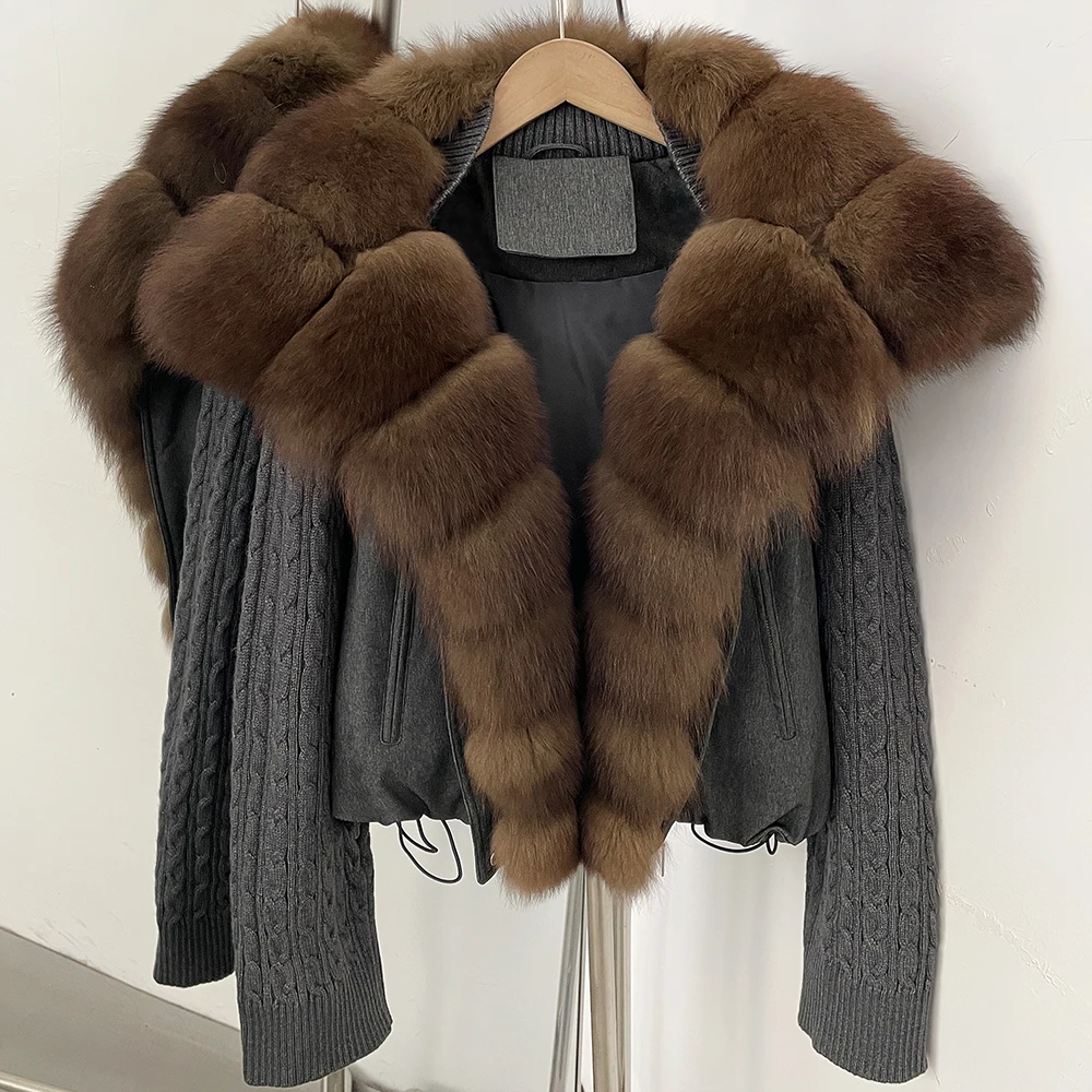 OFTBUY 90% Duck Down Jacket Women Luxury Natural Raccoon Fur Winter Short Puffer Coat Thicken Female Parkas Detachable Sleeve