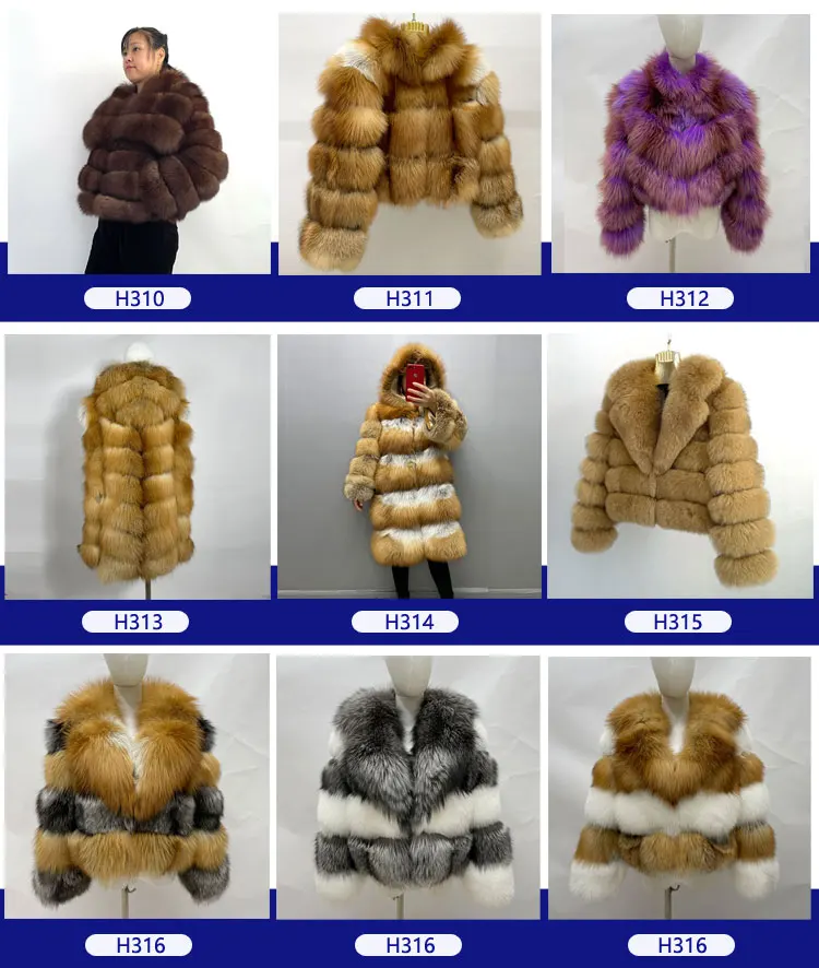Ladies Winter Luxurious Crop Fur Coat Women Real Raccoon Fur Jacket Long Sleeve V-shaped Hand-cut Thickened Warm Fashion