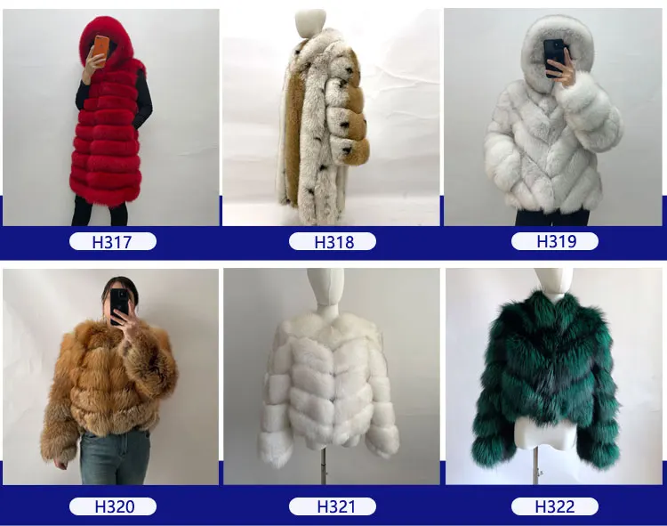 Ladies Winter Luxurious Crop Fur Coat Women Real Raccoon Fur Jacket Long Sleeve V-shaped Hand-cut Thickened Warm Fashion