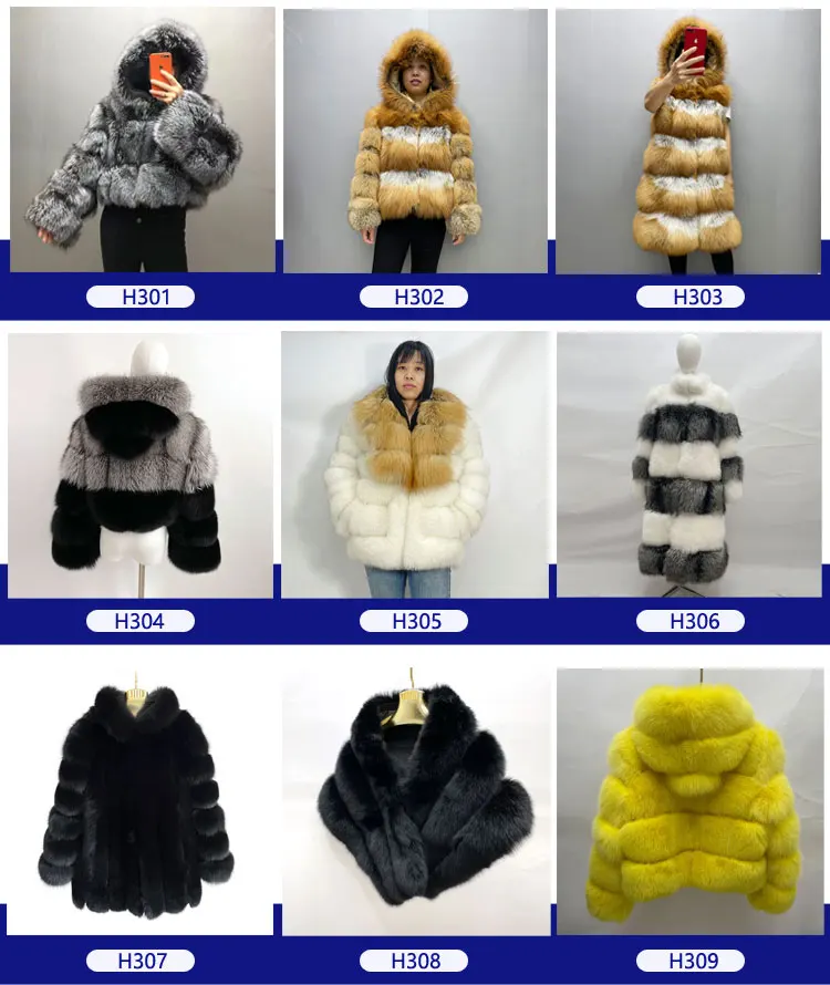 Ladies Winter Luxurious Crop Fur Coat Women Real Raccoon Fur Jacket Long Sleeve V-shaped Hand-cut Thickened Warm Fashion