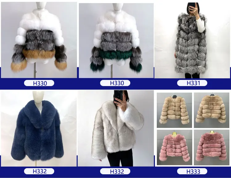 Ladies Winter Luxurious Crop Fur Coat Women Real Raccoon Fur Jacket Long Sleeve V-shaped Hand-cut Thickened Warm Fashion