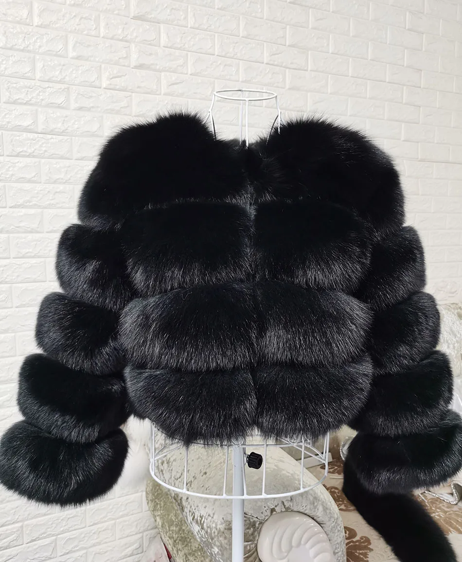 2026 MAOMAOKONG Natural Real Fox Fur Coat Women Winter Long Sleeve Luxury Raccoon Fur Jackets Thick Top Female Furry Coat Vest