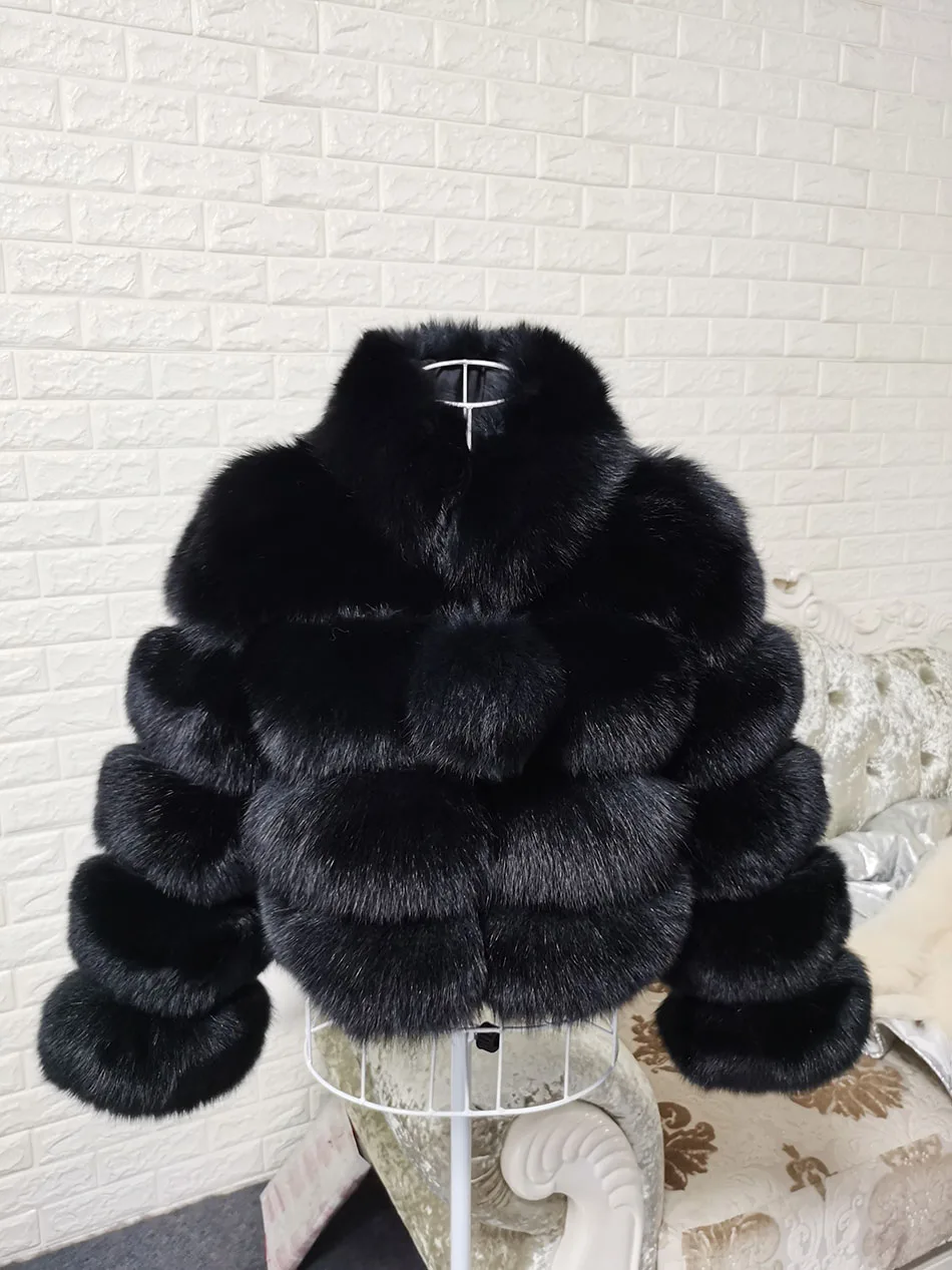 2026 MAOMAOKONG Natural Real Fox Fur Coat Women Winter Long Sleeve Luxury Raccoon Fur Jackets Thick Top Female Furry Coat Vest
