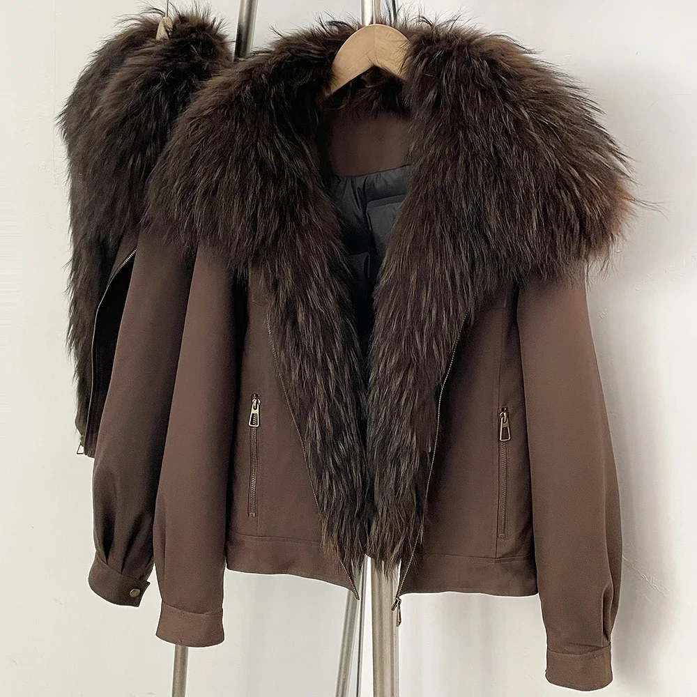 OFTBUY 2026 New Winter Female Duck Down Parka Real Fox Fur Collar Women Natural Fur Warm Jacket Fur Cuffs Casual Coat Outerwear