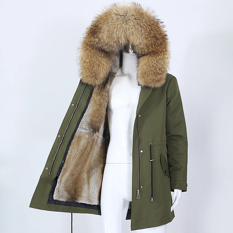OFTBUY 2025 Men Waterproof Parka Real Fur Coat Winter Jacket Natural Fox Fur Liner Detachable Thick Warm Outerwear Streetwear