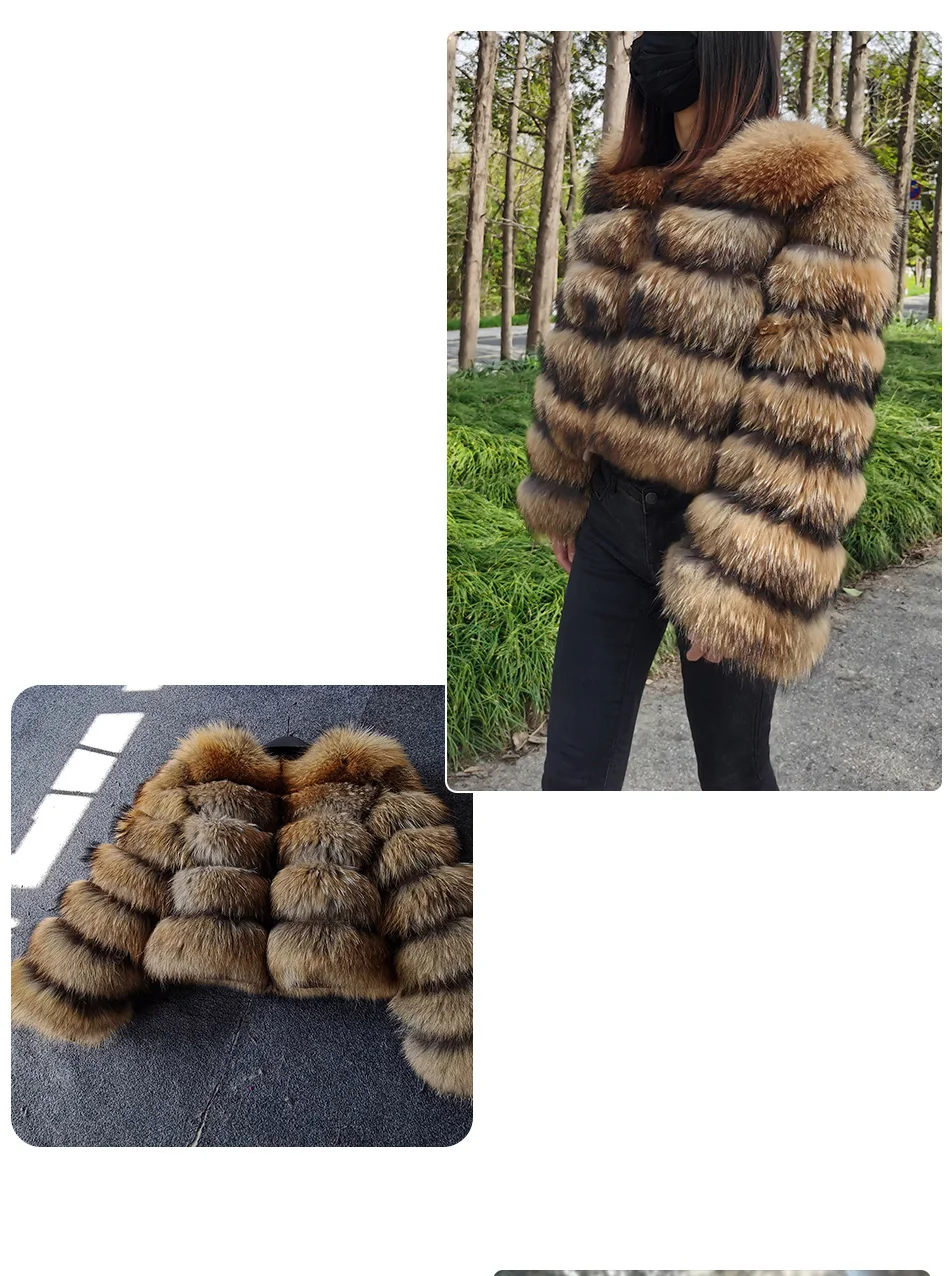 2025 MAOMAOKONG Natural Real Fox Fur Coat Women's Jackets Winter Furry Vest Luxury Beige Khaki Short Leather Female Clothing