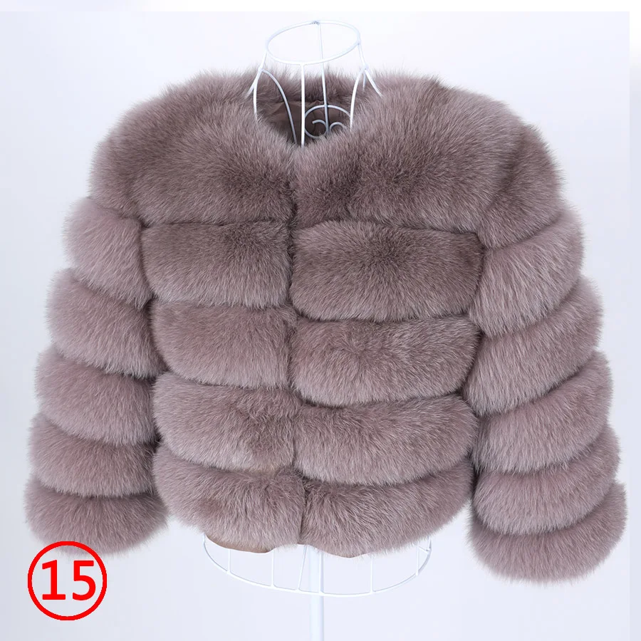 2025 MAOMAOKONG Natural Real Fox Fur Coat Women's Jackets Winter Furry Vest Luxury Beige Khaki Short Leather Female Clothing