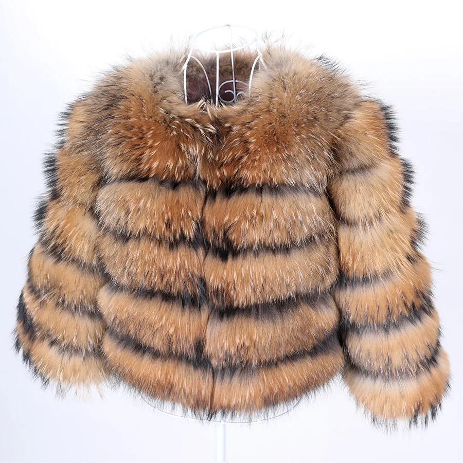 2025 MAOMAOKONG Natural Real Fox Fur Coat Women's Jackets Winter Furry Vest Luxury Beige Khaki Short Leather Female Clothing