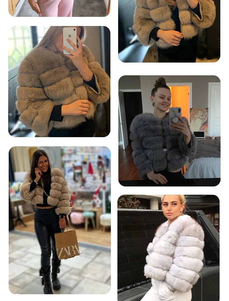 2025 MAOMAOKONG Natural Real Fox Fur Coat Women's Jackets Winter Furry Vest Luxury Beige Khaki Short Leather Female Clothing