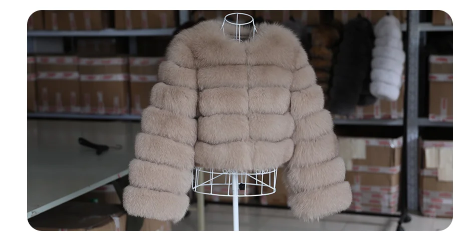 2025 MAOMAOKONG Natural Real Fox Fur Coat Women's Jackets Winter Furry Vest Luxury Beige Khaki Short Leather Female Clothing
