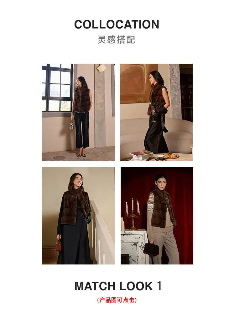 HDHOHR 2026 New Luxury Real Mink Fur Vast Full Pelt Fur Coats Fashion Natural Mink Fur Jackets Winter Female Fur Warm Vast
