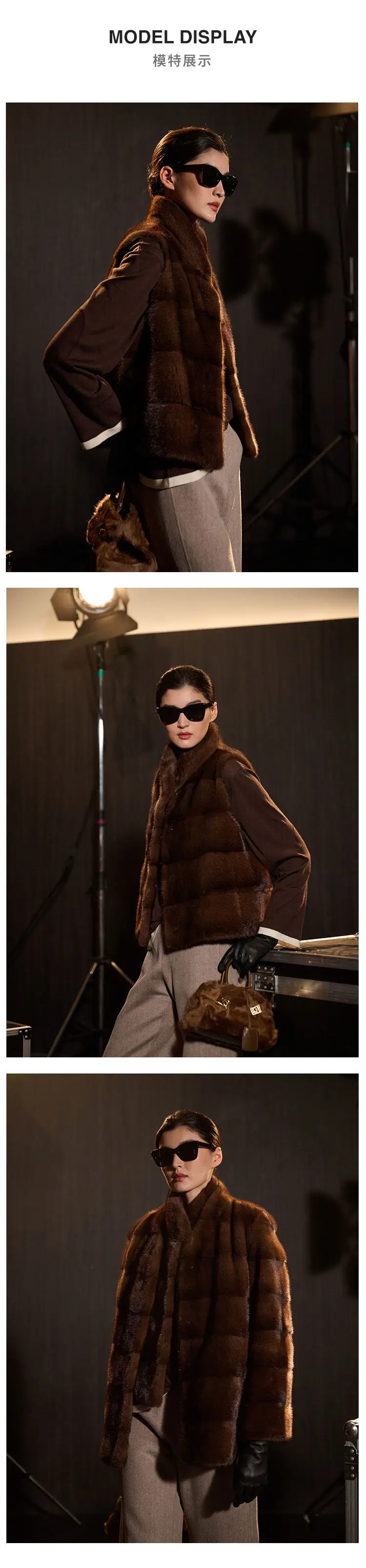 HDHOHR 2026 New Luxury Real Mink Fur Vast Full Pelt Fur Coats Fashion Natural Mink Fur Jackets Winter Female Fur Warm Vast