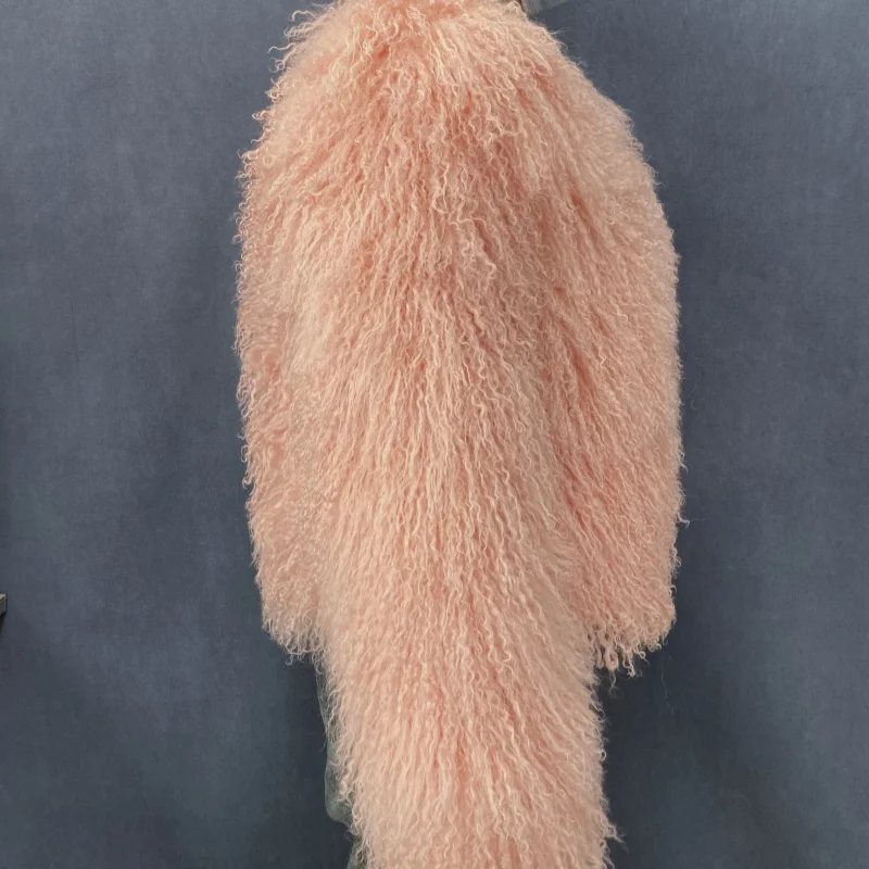 Natural Fur Coat Winter Mongolia Sheep for Women Genuine Sheeps Fur Jacket Women Jacket Real Fur Coats