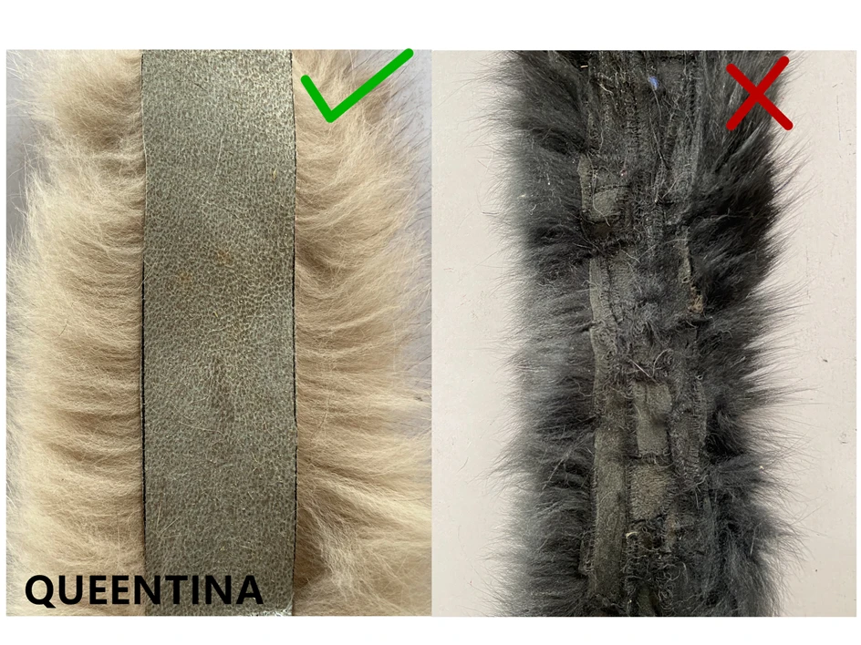 QUEENTINA Real Fox Fur Coat 30cm Women'S New Fashion Winter Leather And Skin White Clothing Natural New In Coats & Jackets