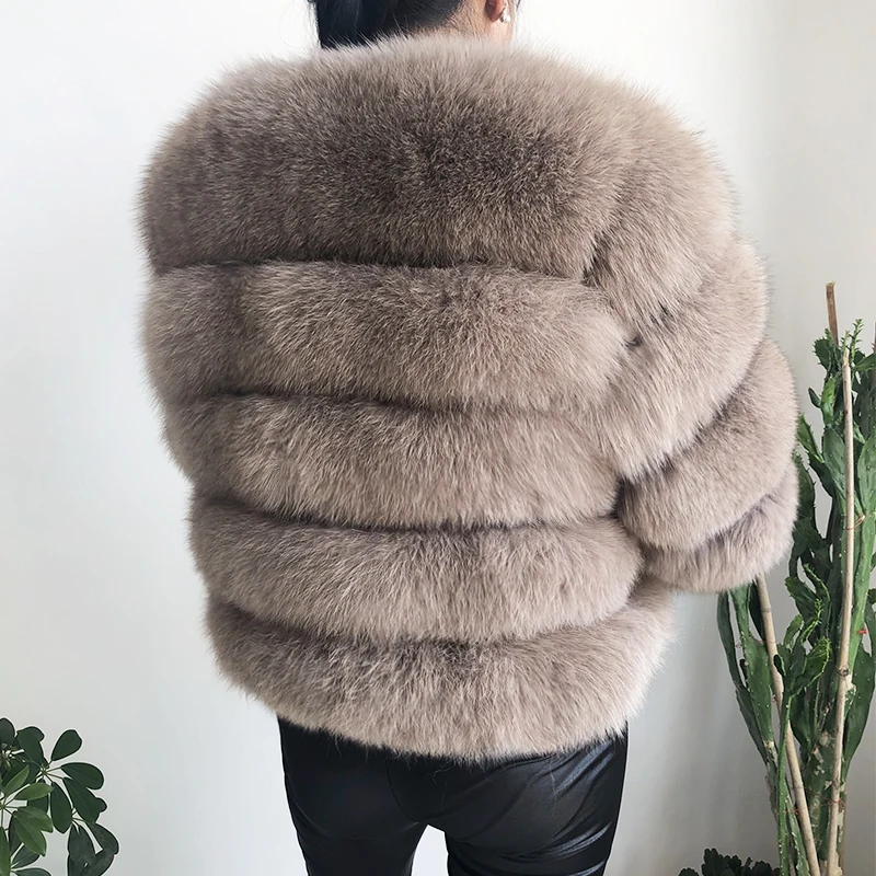 2026 New Style Real Fur Coat 100% Natural Fur Jacket Female Winter Warm Leather Fox Fur Coat High Quality Fur Vest