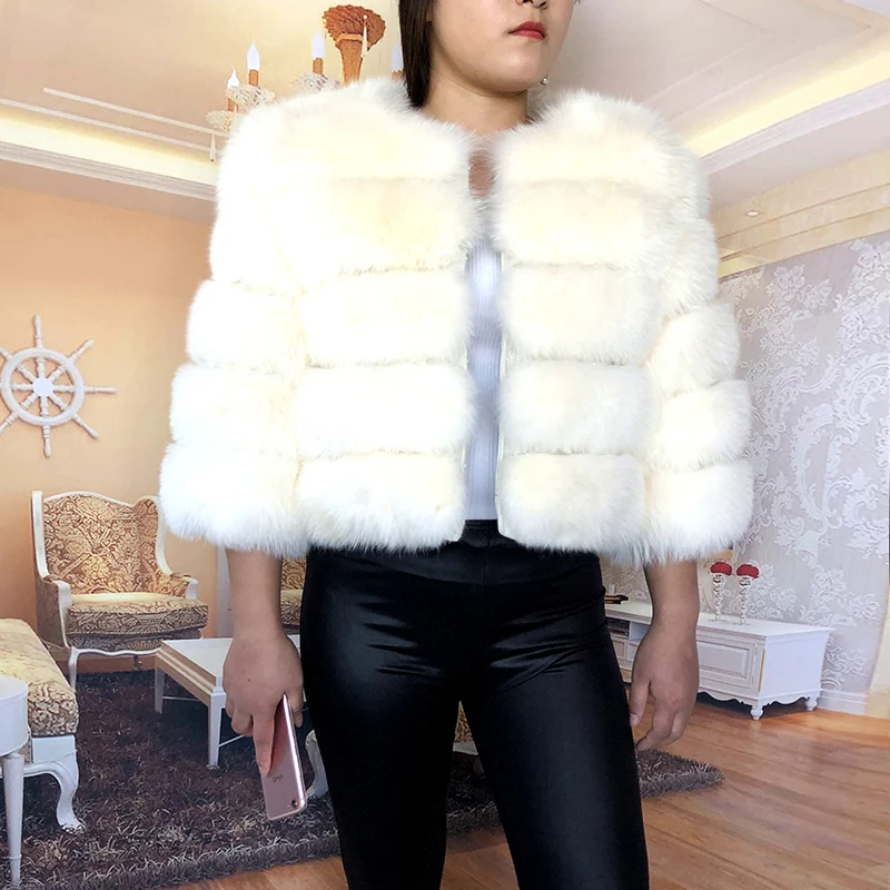 2026 New Style Real Fur Coat 100% Natural Fur Jacket Female Winter Warm Leather Fox Fur Coat High Quality Fur Vest