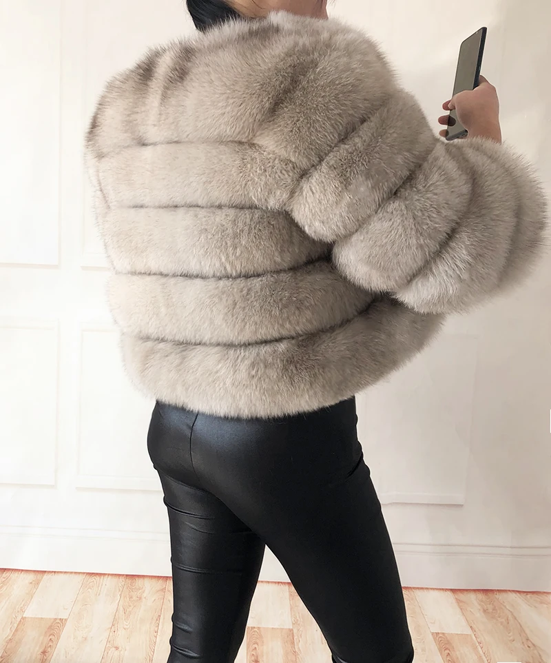 2026 New Style Real Fur Coat 100% Natural Fur Jacket Female Winter Warm Leather Fox Fur Coat High Quality Fur Vest