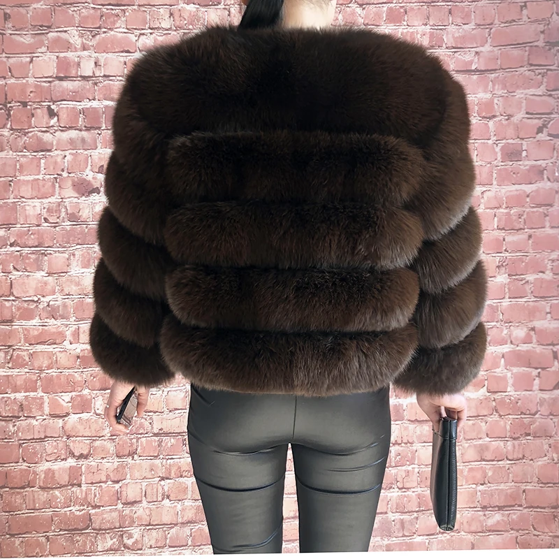 2026 New Style Real Fur Coat 100% Natural Fur Jacket Female Winter Warm Leather Fox Fur Coat High Quality Fur Vest
