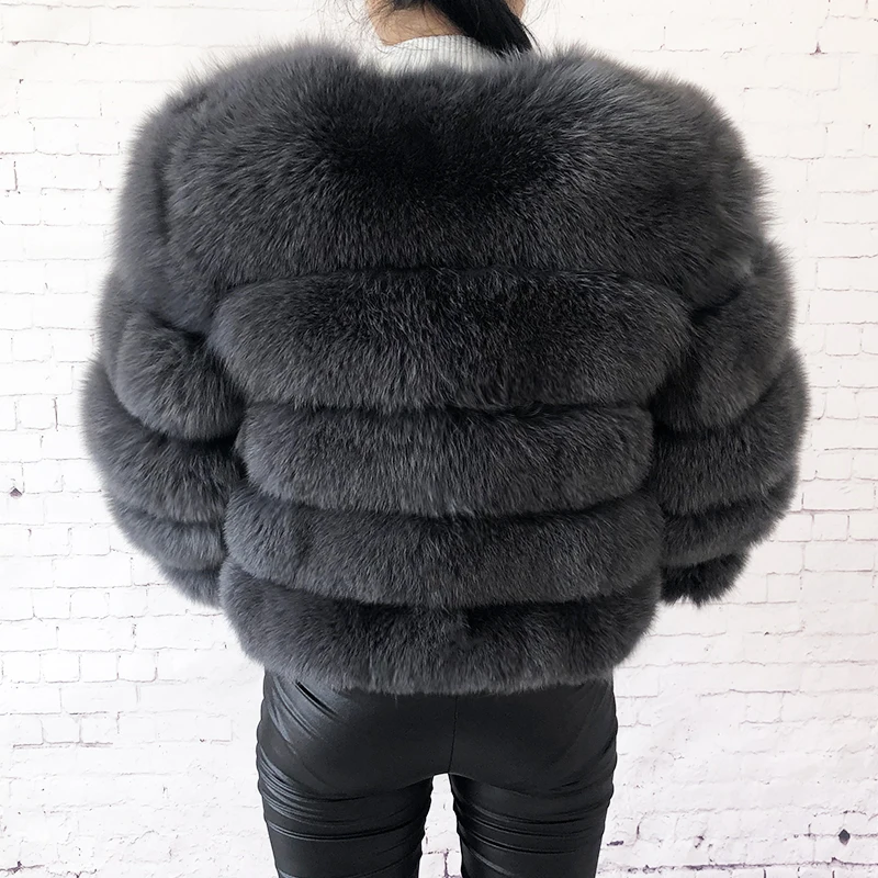 2026 New Style Real Fur Coat 100% Natural Fur Jacket Female Winter Warm Leather Fox Fur Coat High Quality Fur Vest