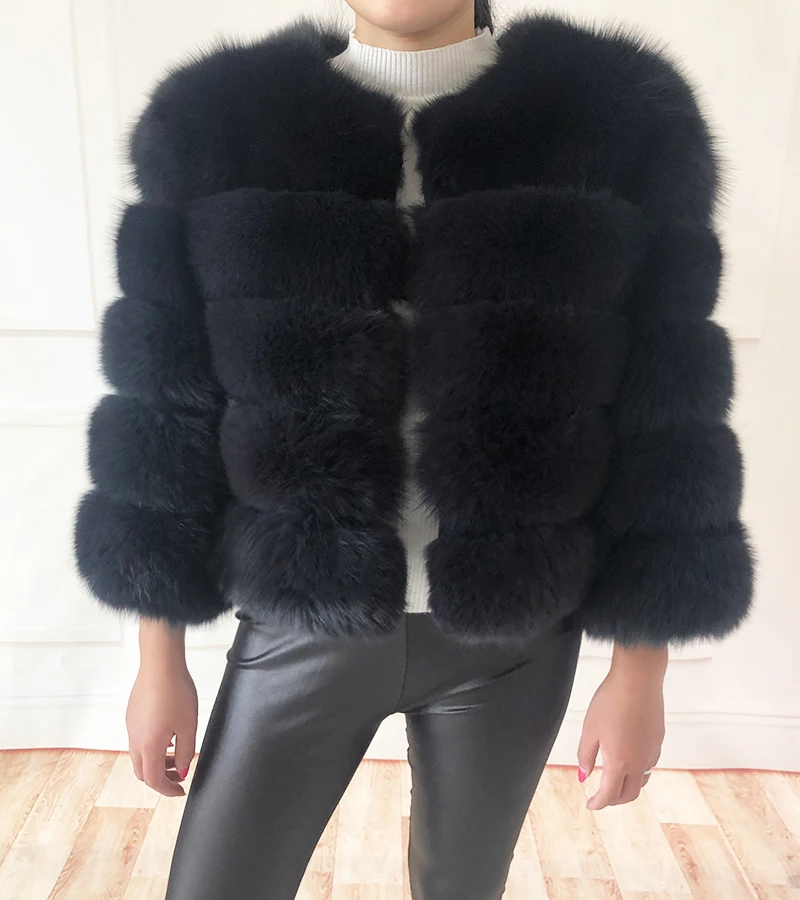 2026 New Style Real Fur Coat 100% Natural Fur Jacket Female Winter Warm Leather Fox Fur Coat High Quality Fur Vest