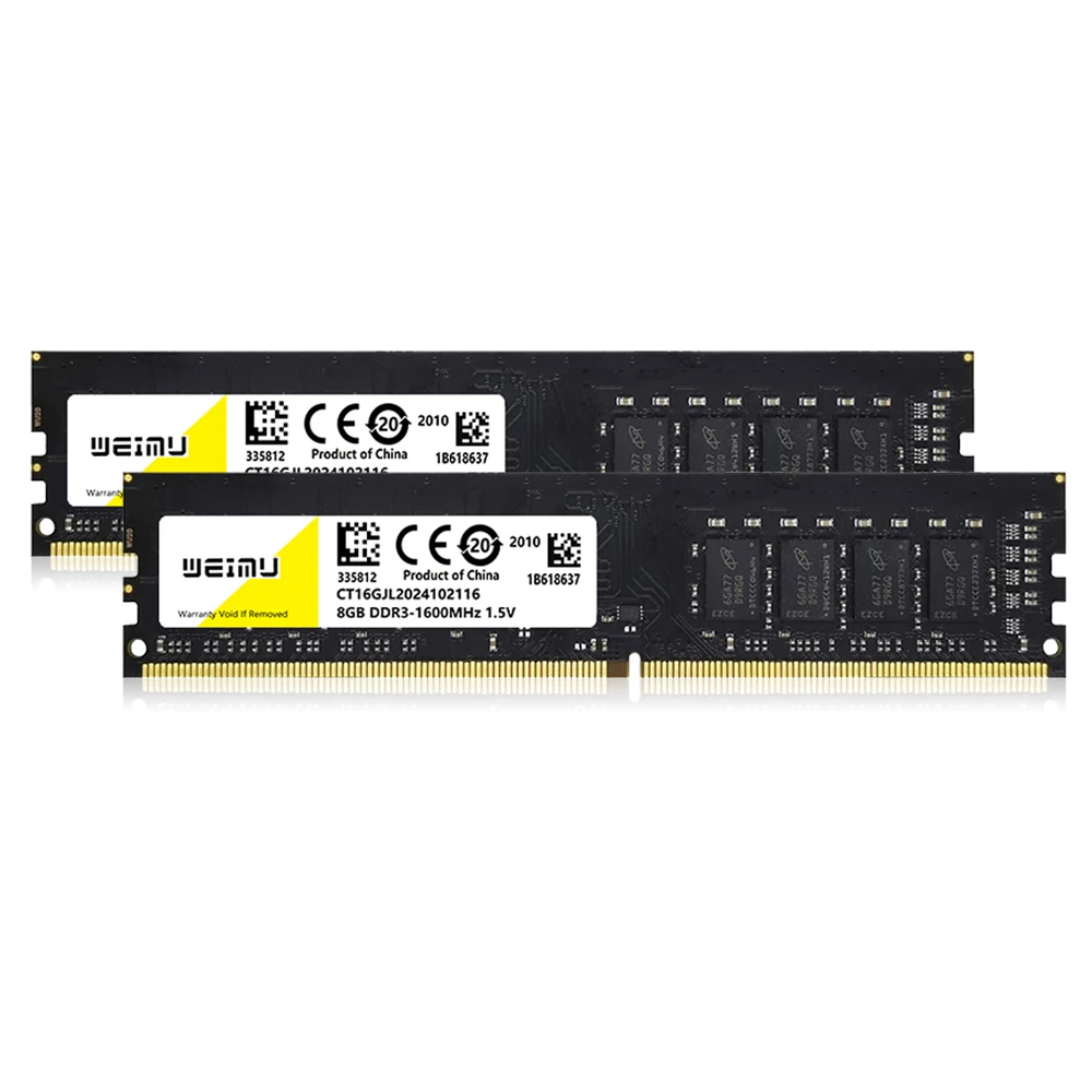 DDR3 4GB 8GB Desktop Memoria Ram 1066 1333 1600 1866Mhz PC3 1.5V 8500 10600 12800 240Pin Non-ECC DIMM Memory Ram For Intel & AMD