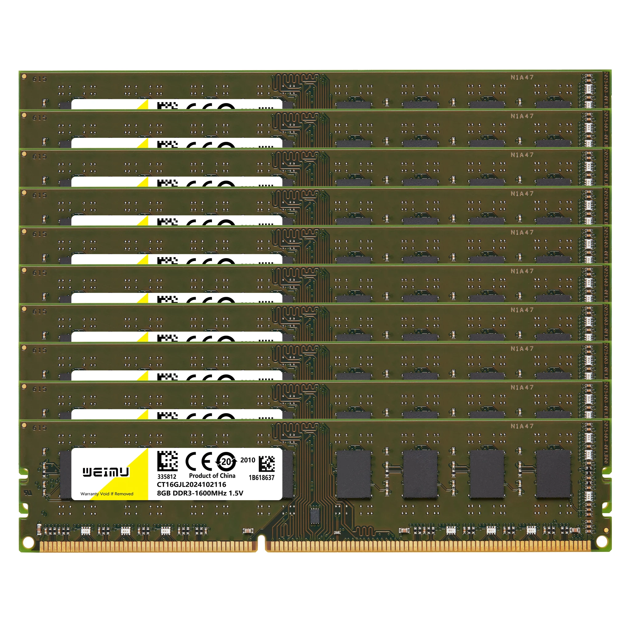 DDR3 4GB 8GB Desktop Memoria Ram 1066 1333 1600 1866Mhz PC3 1.5V 8500 10600 12800 240Pin Non-ECC DIMM Memory Ram For Intel & AMD