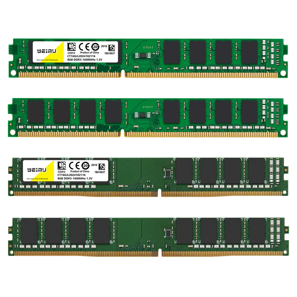 DDR3 4GB 8GB Desktop Memoria Ram 1066 1333 1600 1866Mhz PC3 1.5V 8500 10600 12800 240Pin Non-ECC DIMM Memory Ram For Intel & AMD