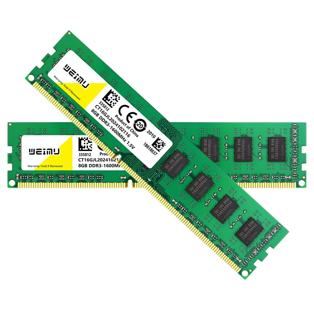 DDR3 4GB 8GB Desktop Memoria Ram 1066 1333 1600 1866Mhz PC3 1.5V 8500 10600 12800 240Pin Non-ECC DIMM Memory Ram For Intel & AMD