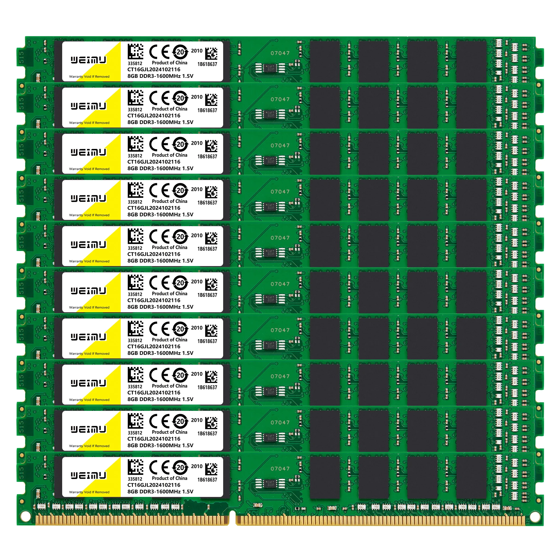 DDR3 4GB 8GB Desktop Memoria Ram 1066 1333 1600 1866Mhz PC3 1.5V 8500 10600 12800 240Pin Non-ECC DIMM Memory Ram For Intel & AMD