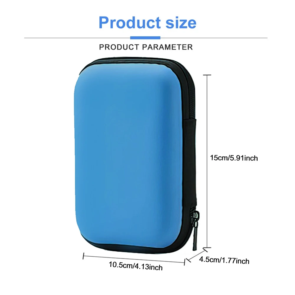 For R36S/GB300/FC/RG35XX Handheld Game Console Carrying Case Storage Bag Travel Retro Mini Game Player Portable Protective Box