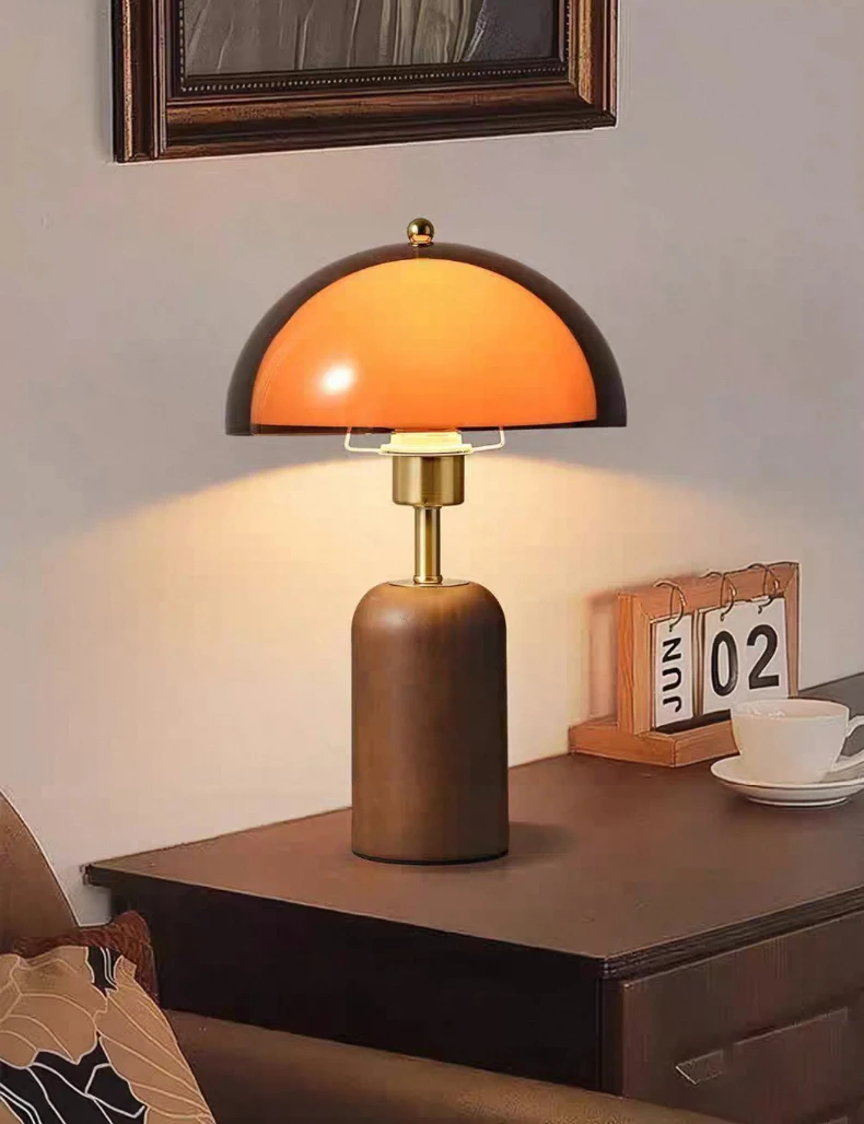 Japanese Metal Acrylic Wooden Luxury LED Decoration Table Lamp Desk Light For Living Room Bedroom Study Lighting Fixtures